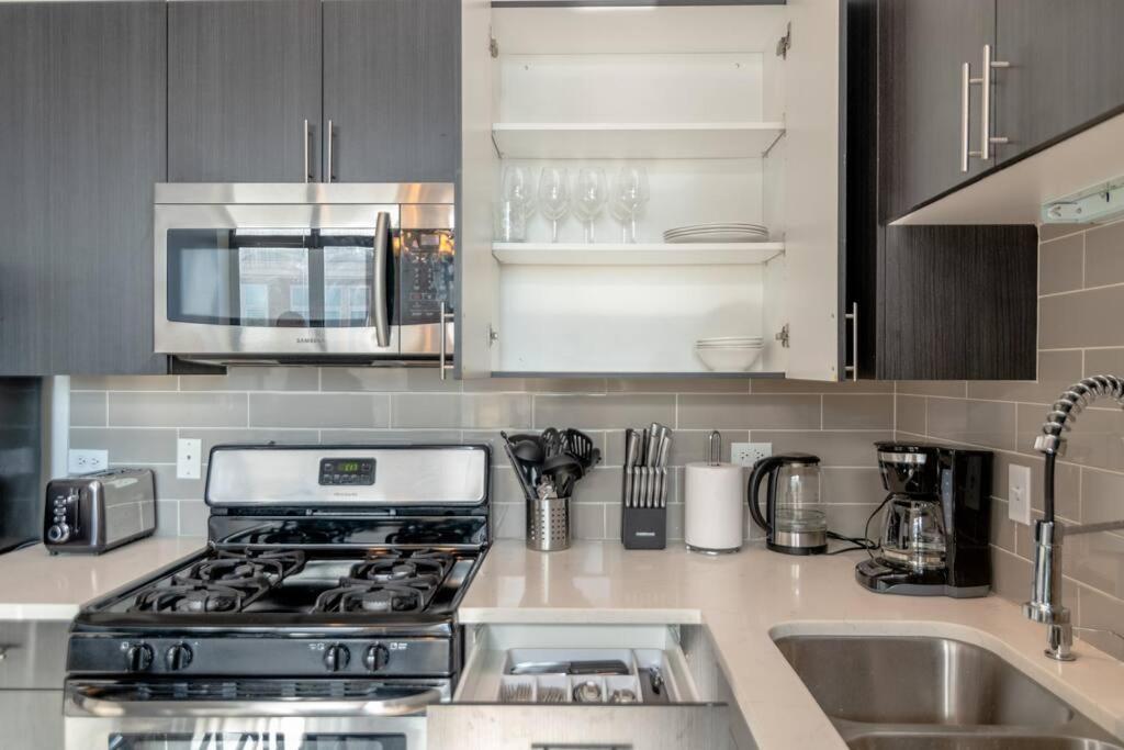Spacious 2Br Vacation Rental With City View, Optional Parking And Gym Near Mccormick Place & Downtown Chicago Attractions ภายนอก รูปภาพ